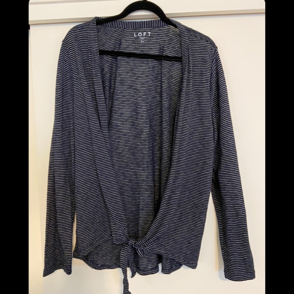 Women’s LOFT Size XL Cardigan with Front Tie